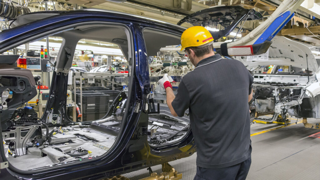 Toyoto Plant Making Car