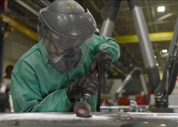 Worker at BWXT