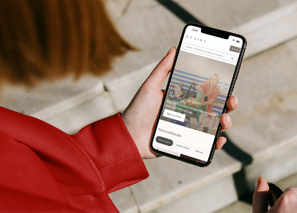 Woman looking at phone