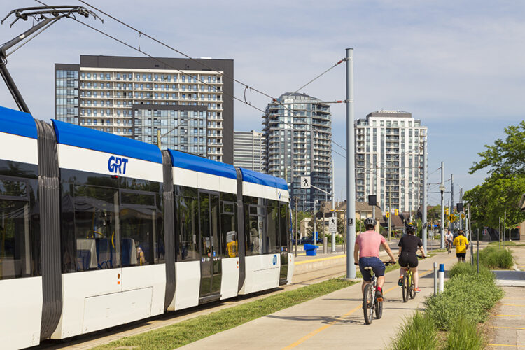 LRT and Bicyclists in Waterloo