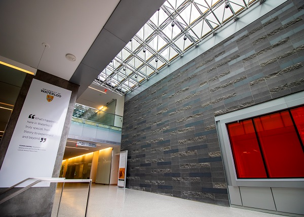 Interior view of Institute of Quantum Computing building in Waterloo