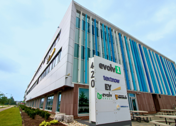 Tech building in Waterloo