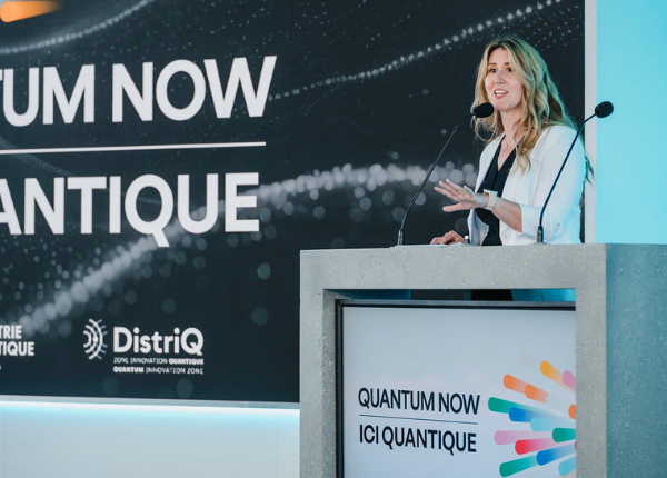 Lisa Lambert speaking at Quantum Now