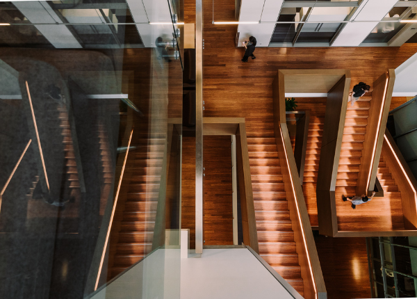 Interior of the Institute for Quantum Computing at UWaterloo