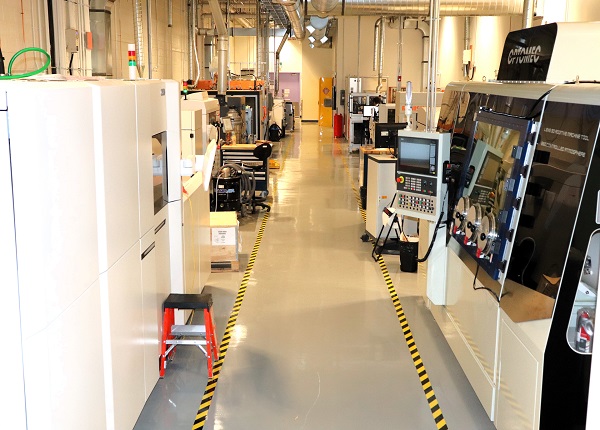 View of Multi-Scale Additive Manufacturing Lab with equipment