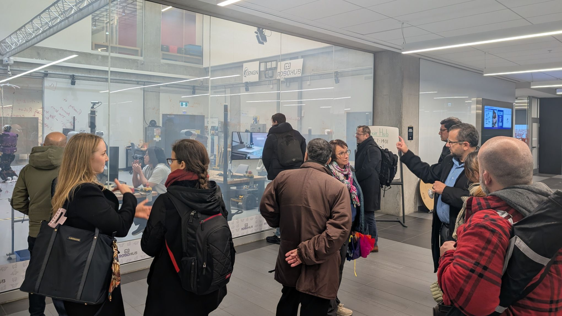 France delegation at the Robohub