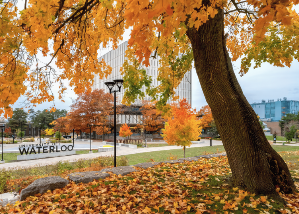 UWaterloo campus in fall
